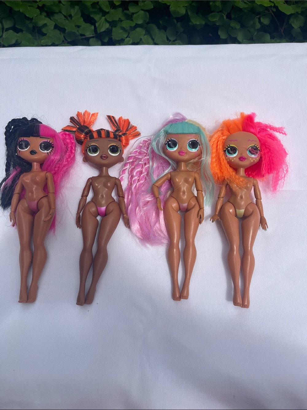 Colorful Kids Bath & Hair Play Dolls - Assorted Vibrant Hair Colors